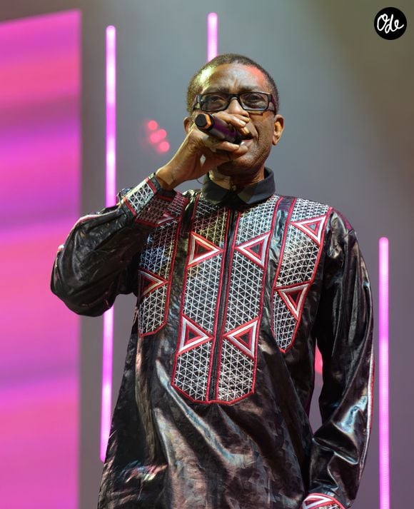 Youssou N'Dour en concert au festival de Malmo (Suède), le 29 août 2024.