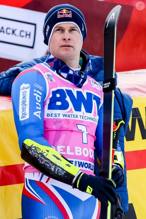 Alexis Pinturault (FRA). lors de la FIS Coupe du monde slalom géant messieur à Adelboden, Suisse, le 8 janvier 2022. © GEPA/Panoramic/Bestimage