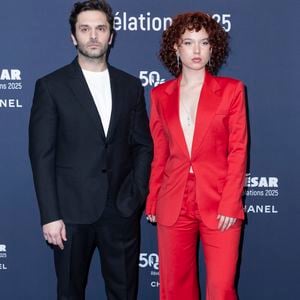Lucie Charles-Alfred et  Pio Marmaï - Photocall de la soirée "Cesar Révélations 2025" au Trianon à Paris le 20 janvier 2025.

© Olivier Borde / Bestimage