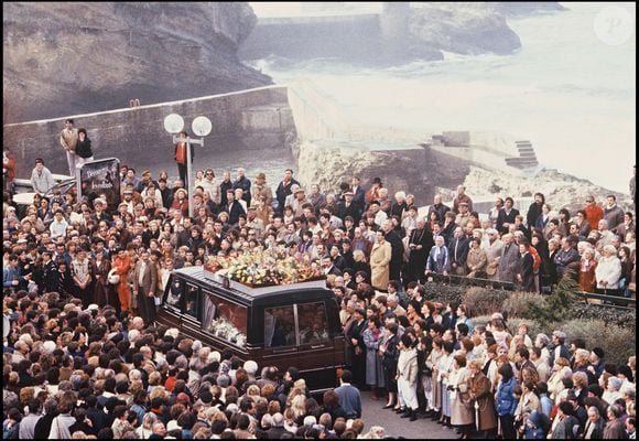Les obsèques de Daniel Balavoine à Biarritz le 22 janvier 1986