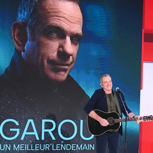 Exclusif - Garou - Enregistrement de l'émission Vivement dimanche au studio Rive Gauche, présentée par M.Drucker, diffusée le 07 septembre 2025 sur France 3.  © Guillaume Gaffiot / Bestimage