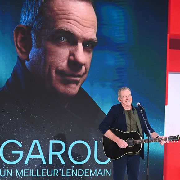Exclusif - Garou - Enregistrement de l'émission Vivement dimanche au studio Rive Gauche, présentée par M.Drucker, diffusée le 07 septembre 2025 sur France 3.  © Guillaume Gaffiot / Bestimage