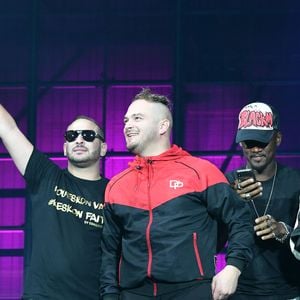 Jul,  Black M et Bigflo en concert au stade Orange Vélodrome à Marseille le 11 octobre 2019 dans le cadre de la tournée de Soprano, Phoenix Tour. © Bruno Bebert / Bestimage