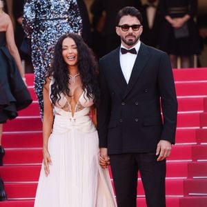 Nabilla Benattia et son mari Thomas Vergara - Montée des marches de "The History of Sound" lors du 78ème Festival International du Film de Cannes, le 21 mai 2025.
