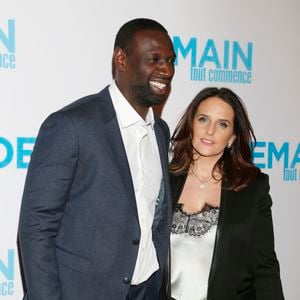 Omar Sy et sa femme Hélène lors de l'avant-première du film "Demain tout commence" au Grand Rex à Paris le 28 novembre 2016. Christophe Aubert via Bestimage