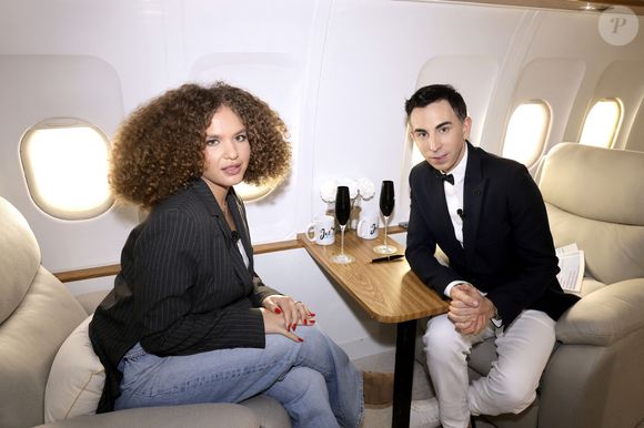 Exclusif - Lea Haddad lors de l'enregistrement de l'émission "Le Jet de Luxe", présentée par Jordan de Luxe. Paris, le 11 juin 2025. © Cédric Perrin/Bestimage