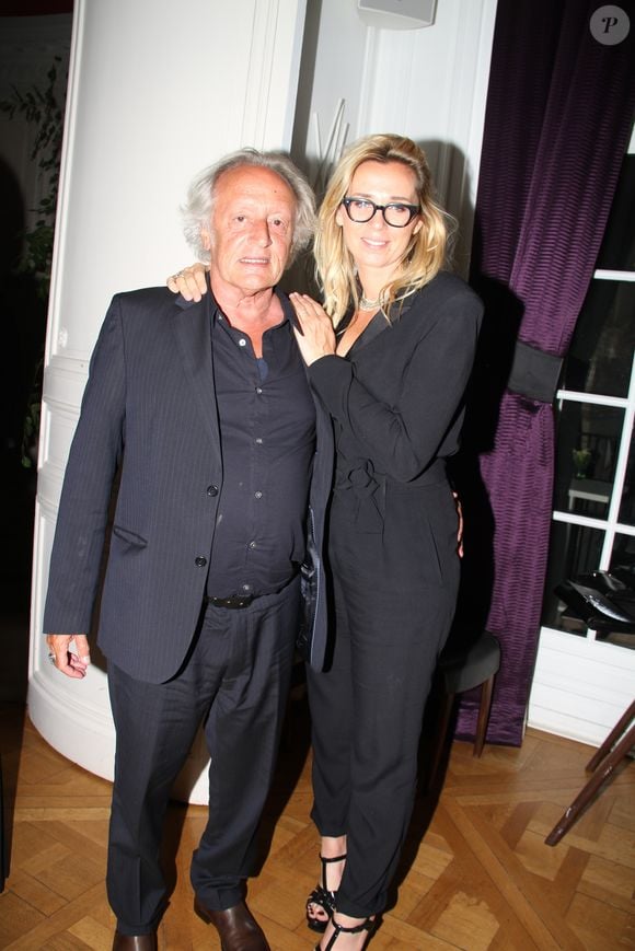 Exclusif - Didier Barbelivien et sa femme Laure - Soirée au Studio Harcourt pour le mariage de David Barbelivien et Valentine le 20 mai 2018
© Philippe Baldini / Bestimage