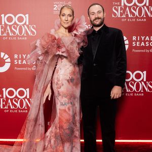 Céline Dion et son fils René-Charles Angélil au photocall du défilé anniversaire Elie Saab "1001 Seasons of Elie Saab" à l'espace "The Venue" à Riyad, Arabie saoudite le 13 novembre 2024.
© Tiziano Da Silva / Bestimage