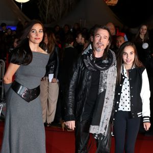 Florent Pagny, sa femme Azucena et leur fille Ael - 15eme edition des NRJ Music Awards a Cannes. Le 14 decembre 2013 © Jacovides Junior Bestimage
