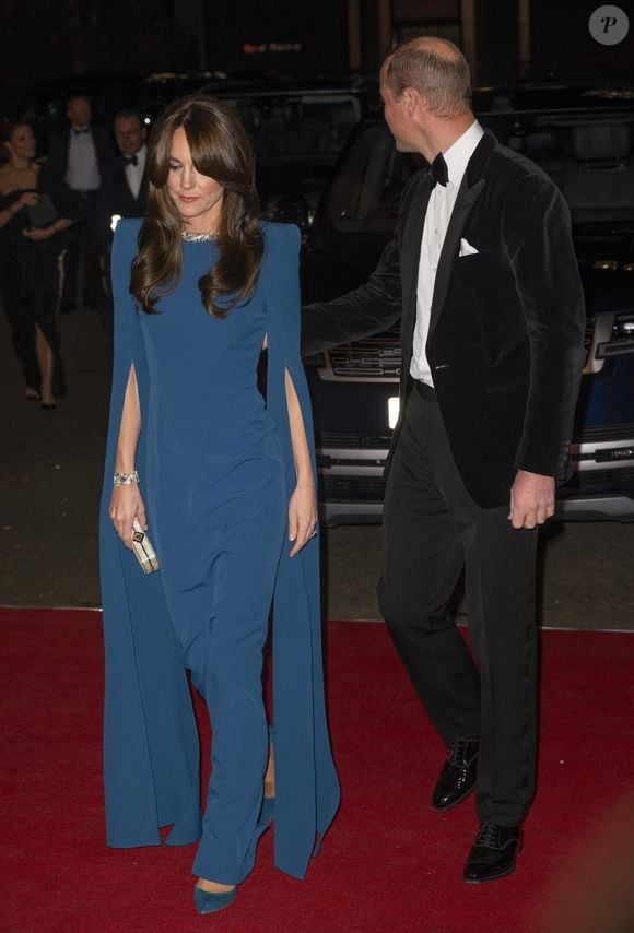 Le prince William et Kate Middleton arrivant à la Royal Variety Performance en 2023. © Backgrid UK / Bestimage