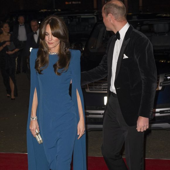 Le prince William et Kate Middleton arrivant à la Royal Variety Performance en 2023. © Backgrid UK / Bestimage