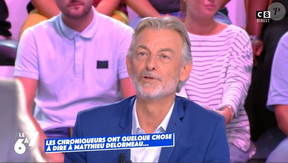 Cyril Hanouna apprend que Matthieu Delormeau et Gilles Verdez ne se parlent plus depuis six mois, lors de l'émission "Touche pas à mon poste" du 12 septembre 2022