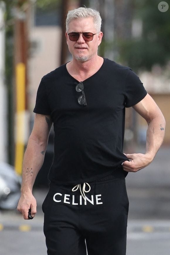 Exclusif - Eric Dane va déjeuner au restaurant Fred Segal à Los Angeles. 

Photo : Backgrid USA / Bestimage