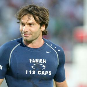 Christophe Dominici lors du test match France - Angleterre préparatoire à la Coupe du monde de rugby 2007, le 18 août 2007.

Dominique Doumax via Bestimage