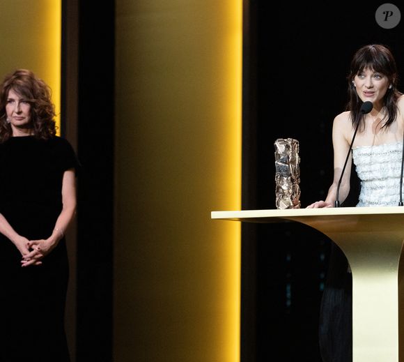 Valérie Lemercier (présidente des César 2024), Marion Cotillard - 49ème édition de la cérémonie des César à l’Olympia à Paris le 23 février 2024

© Dominique Jacovides / Olivier Borde / Bestimage