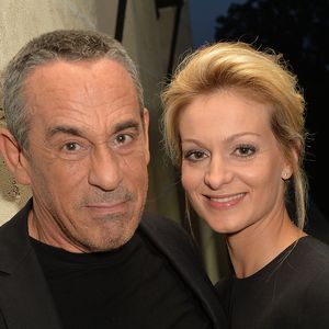 Thierry Ardisson et sa femme Audrey Crespo-Mara à l'anniversaire de Jacques Sanchez au restaurant Nolita à Paris le 29 mai 2016.

© Veeren/Bestimage (no web - No Blog pour suisse et Belgique)