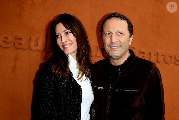 Mareva Galanter et son compagnon Arthur (Jacques Essebag) - People au village des internationaux de France de tennis à Roland Garros © Dominique Jacovides / Bestimage