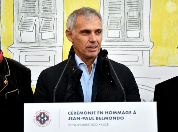 Exclusif - Paul Belmondo a inauguré le cinéma Jean-Paul Belmondo, situé au 16 place Garibaldi à Nice, le 25 novembre 2023 © Bruno Bebert/Bestimage
