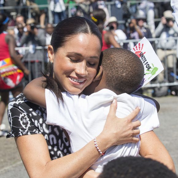 Le prince Harry et Meghan Markle visitent le township de Nyanga, Afrique du Sud le 23 septembre 2019. 

EXPRESS SYNDICATION / BESTIMAGE