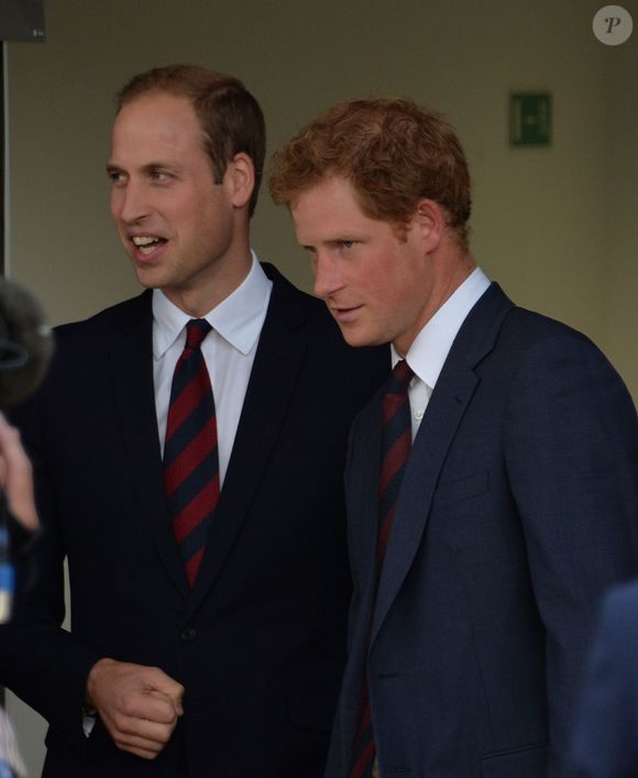 Le prince William et prince Harry - Cérémonie d'ouverture des Invictus Games à Londres le 10 septembre 2014.