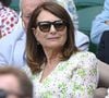 Entourée de sa famille à l'Île de Mustique.

Carole Middleton au tournoi Wimbledon 2024.

© Alpha Press/Bestimage