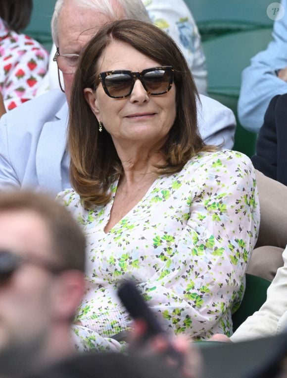 Entourée de sa famille à l'Île de Mustique.

Carole Middleton au tournoi Wimbledon 2024.

© Alpha Press/Bestimage