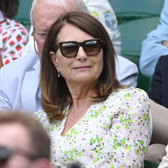 Entourée de sa famille à l'Île de Mustique.

Carole Middleton au tournoi Wimbledon 2024.

© Alpha Press/Bestimage