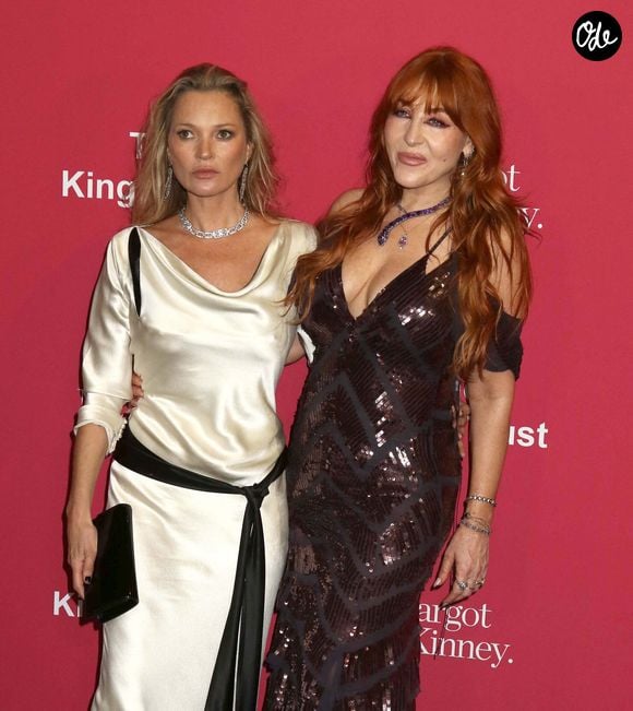 2 mai 2024, New York, États-Unis : Le mannequin Kate Moss et Charlotte Tilbury aperçues au gala 2024 du King's Trust, organisé à Casa Cipriani. Zuma Press / Bestimage