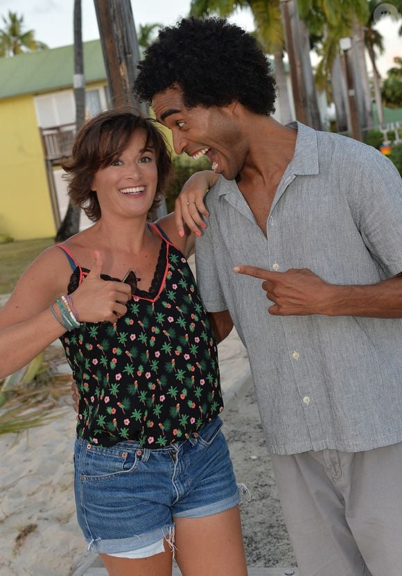 Exclusif - Julien Béramis, Béatrice de La Boulaye - Jour 2 - Backstage - Enregistrement de l'émission "Tous en Martinique, coeur d'Outremer" au Club Med Les Boucaniers, qui sera diffusée le 11 novembre à 21h05 sur France 3. Le 29 mai 2021
© Veeren / Bestimage