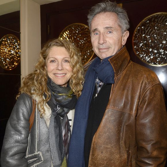 Thierry Lhermitte et sa femme Hélène - People à la générale de la pièce "L'être ou pas" au Théâtre Antoine à Paris le 21 mars 2016. © Coadic Guirec/Bestimage