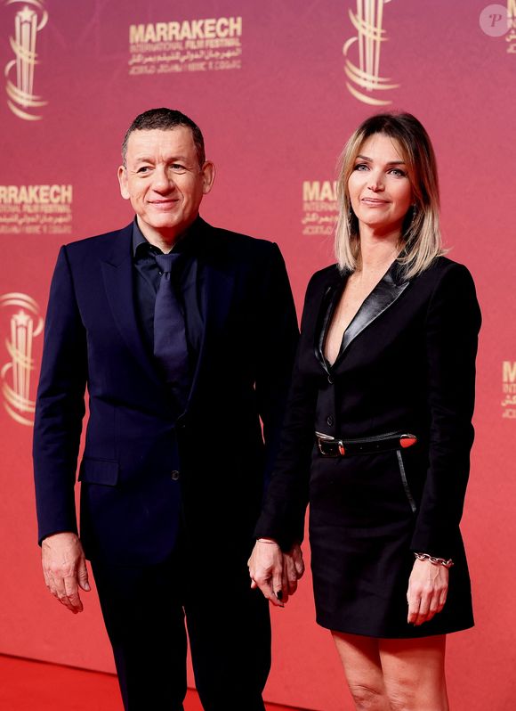 Dany Boon et sa compagne Clara Vello - Tapis rouge dans le cadre de la 22ème édition du Festival International du Film de Marrakech le 2 décembre 2025. © Dominique Jacovides/Bestimage