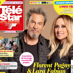 Couverture de "Télé Star" du mardi 3 mars 2026 avec Florent Pagny et Lara Fabian.