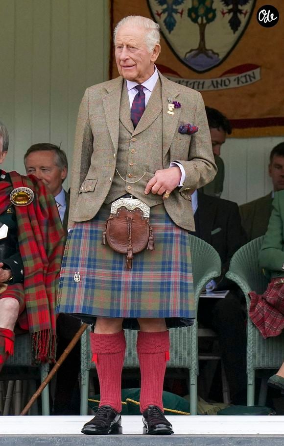 Le roi Charles III et la reine Camilla assistent au Braemar Gathering à Braemar, dans l’Aberdeenshire, au Royaume-Uni, le 5 septembre 2026. Photo : Arthur Edwards/WPA-Pool