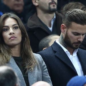 M. Pokora (Matt Pokora) et Scarlett - People au match amical France - Brésil au Stade de France à Saint-Denis le 26 mars 2015. Le Brésil à remporté le match sur le score de 3 buts à 1. © CYRIL MOREAU / BESTIMAGE