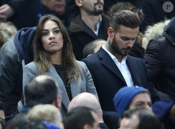 M. Pokora (Matt Pokora) et Scarlett - People au match amical France - Brésil au Stade de France à Saint-Denis le 26 mars 2015. Le Brésil à remporté le match sur le score de 3 buts à 1. © CYRIL MOREAU / BESTIMAGE