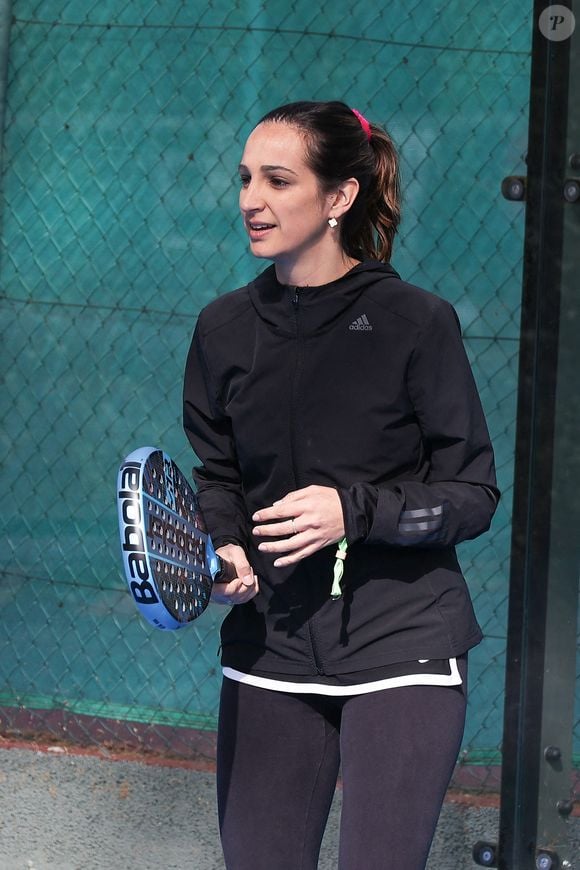 Charlotte Gabas lors du Tournoi de Padel des Célébrités du Lagardere Paris Racing pour l'Institut Imagine le 17 mai 2024 à Paris, France. Photo by Nasser Berzane/ABACAPRESS.COM
