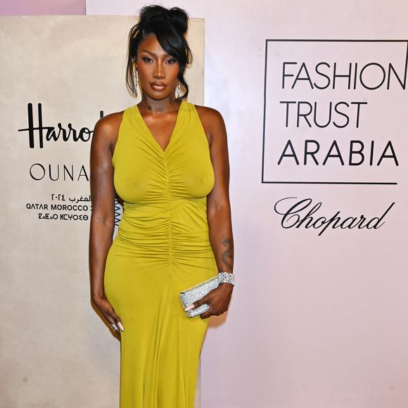 Aya Nakamura participe à la soirée Fashion Trust Arabia 2024 au Palais El Badi le 24 octobre 2024 à Marrakech, Maroc.
©Dave Benett / Messika via Bestimage