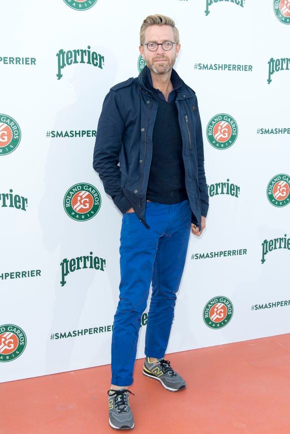 Alexandre Delpérier - Evénement "Smash Perrier" du deuxième étage de la Tour Eiffel au Champ-de-Mars à Paris le 8 juin 2017. © Pierre Perusseau/Bestimage