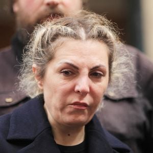 a été interpellée au bois de Vincennes.

Anne-Élisabeth Blateau aux obsèques de Marion Game en l'église Saint Roch à Paris, France.

© Jonathan Rebboah/Panoramic/Bestimage