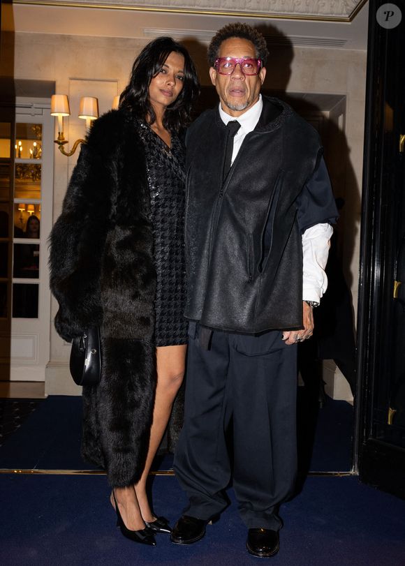 Exclusif - JoeyStarr et sa compagne Pauline Latchoumanin - Arrivées au Global Gift Gala Paris à l'hôtel Four Seasons George V à Paris le 8 novembre 2025. © Jérémy Melloul/Bestimage