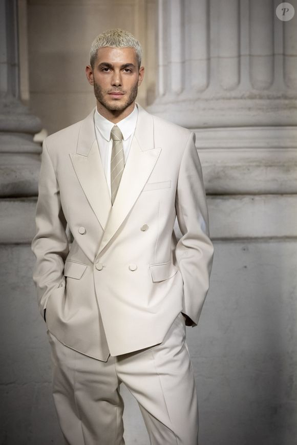 Fai Khadra - Photocall du défilé Saint Laurent  "Collection Masculine Prêt-à-Porter Automne/Hiver 2025-2026" lors de la Fashion Week de Paris (PFW) le 28 janvier 2025 © Olivier Borde /Bestimage