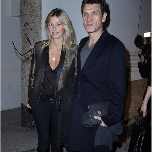 Marc Lavoine et son ex-femme Sarah Poniatowski
Presentation de la collection Homme Yves Saint Laurent au Grand Palais,  à Paris le 20 janvier 2013
©OLIVIER BORDE / BESTIMAGE