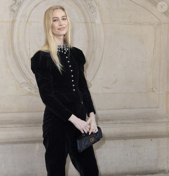 Beatrice Borromeo Casiraghi au photocall du défilé Christian Dior "Collection Haute Couture Printemps/Eté 2025" au Musée Rodin, lors de la Fashion Week de Paris (PFW), le 27 janvier 2025. © Olivier Borde/Bestimage