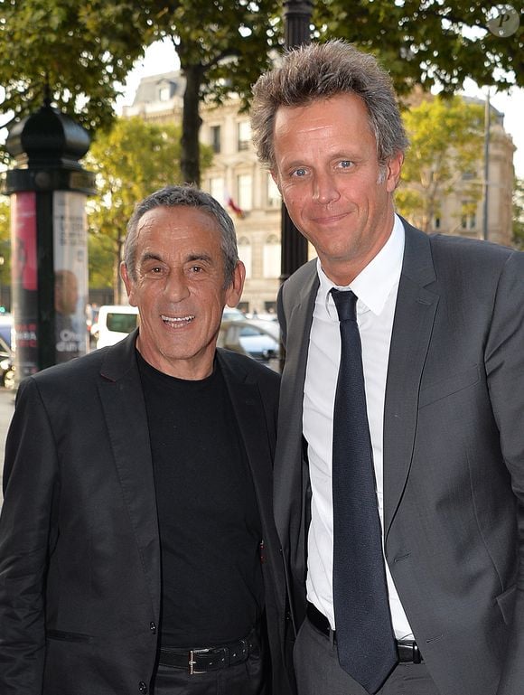 Arthur Sadoun ( président de Publicis) et Thierry Ardisson  - Lancement de la chaine "Altice Studio" au  cinéma Publicis à Paris le 29 aout 2017. © Veeren/Bestimage