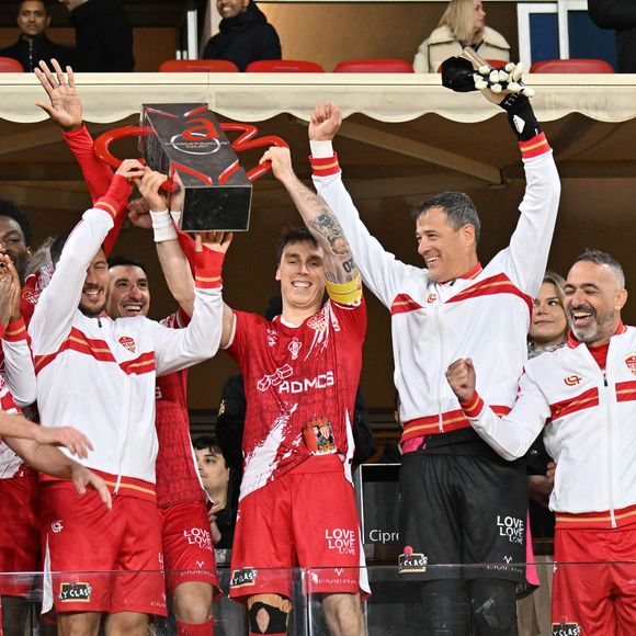 “J’ai jamais abandonné l’idée de diriger un club, mais je ne me vois pas diriger un autre club que l’ASM Monaco"

Les Barbagiuans et leur capitaine Louis Ducruet célébrent leur victoire durant la sixième édition de la Fight Aids Cup, un match de football caritatif au stade Louis II à Monaco, le 25 janvier 2026, qui oppose l'équipe du Cirque FC de la princesse Stéphanie et les Barbagiuans du prince Albert. Ce match de charité a pour but de soutenir Fight Aids Monaco, association qui lutte contre le virus du VIH, soutenue par l'AS Monaco, et dont la princesse Stéphanie en est la présidente. Dans l'équipe du prince, il y a notamment Charles Leclerc, Youri Djorkaeff, en capitaine Louis Ducruet et Ludovic Giuly en coach heureux car son équipe a remporté la rencontre aux pénalties et malgré la présence de Christian Karembeu ou d'Andriy Chevtchenko venus en renfort dans l'équipe du cirque. C'est la princesse Stéphanie qui a donné le coup d'envoi au côté de Paul Pogba.© Bruno Bebert / Bestimage