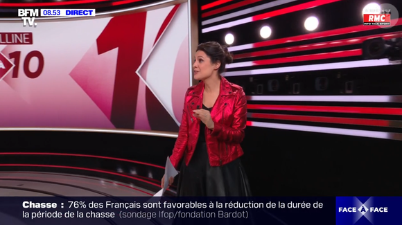 Apolline de Malherbe dans "Apolline de 9 à 10", le 28 mars 2025, sur BFMTV