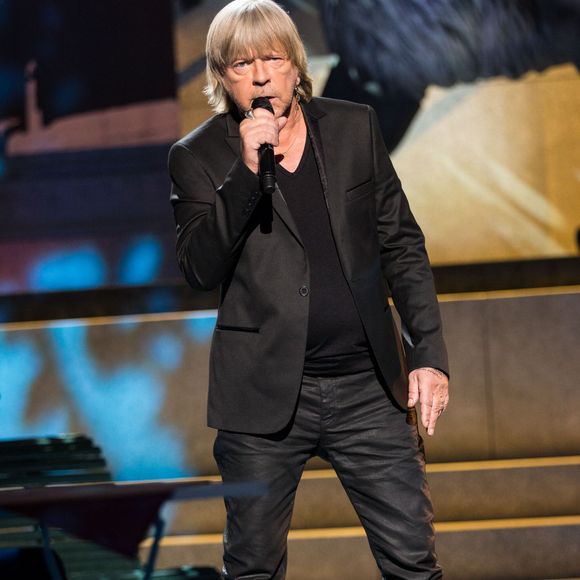 Exclusif - Le chanteur Renaud (Renaud Séchan) - Tournage de l'émission "Merci Renaud" dans les studios de la Plaine Saint-Denis le 15 novembre 2016, qui sera diffusée le samedi 17 décembre 2016 en prime time sur France 2. © Cyril Moreau / Bestimage