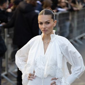 Thylane Blondeau au défilé Zimmermann Collection Femme Prêt-à-Porter Automne/Hiver 2026-2027 au Carreau du Temple  lors de la Fashion Week de Paris, le 9 mars 2026. 

© Florian Lavielle / Bestimage