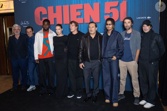 Stéphane Bak, Adèle Exarchopoulos, Cédric Jimenez, Gilles Lellouche, Lala &ce assistent à l'avant-première du film 'Chien 51' au Grand Rex le 13 octobre 2025 à Paris, France. Photo by Nasser Berzane/ABACAPRESS.COM