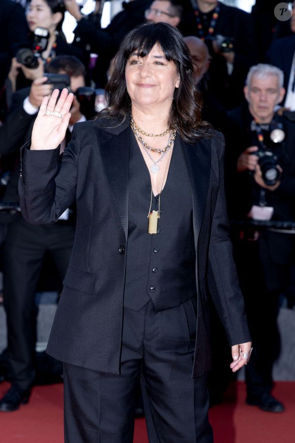 Romane Bohringer - Montée des marches du film " Histoires de la nuit " lors du 79ème Festival International du Film de Cannes, le 21 mai 2026. © Olivier Borde / Bestimage